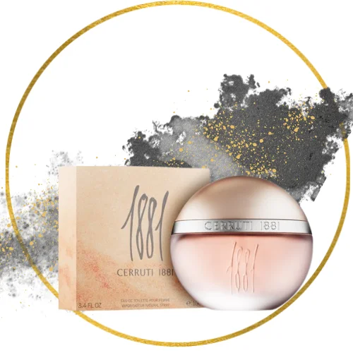 CERRUTI 1881 Cerruti 1881 pour Femme est résolument un parfum intimiste, de ceux qu'on aime sentir de près, derrière une oreille, au creux d'une nuque. A fleur de peau.